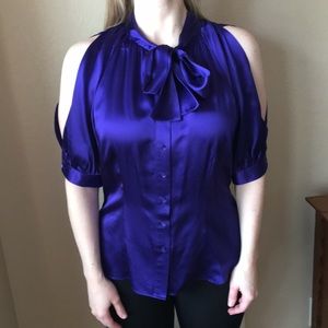 BCBGMaxAzria silk blouse
